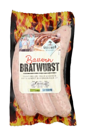 Sausage "Greisinger Bratwurst" 360g 	