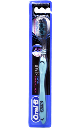 Toothbrush "Oral-B" whole. clearing, black medium