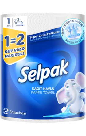 Սրբիչ թղթե «Selpak» Jumbo 1=2 1հատ