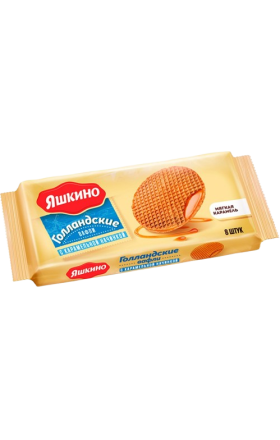 Вафли с карамельной начинкой "Яшкино" 290г