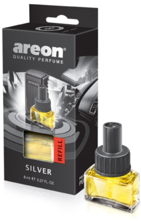 Ароматизатор для машин "Areon" Car Refill Silver 8мл