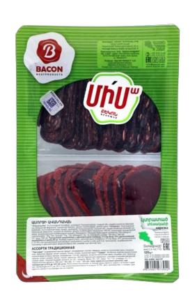 Ассортимент нарезной "Бекон" Традиционный 150г 