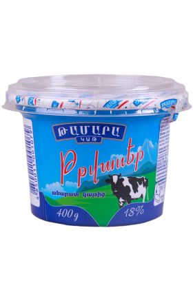  Sour -cream "Tamara Kat" 400g, richness 18%