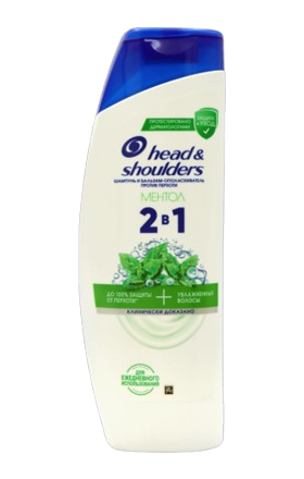 Шампунь H&S ментол 2в1 360мл