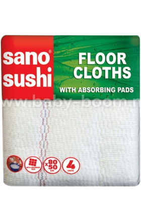 Тряпкa "Sano" д/ пола 80*50см, 3шт 