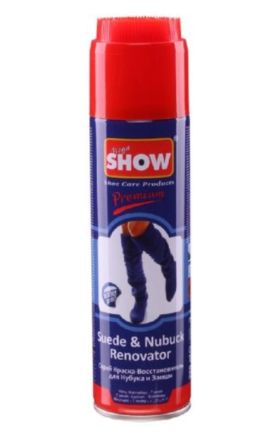 Жидкий крем для обуви замшевый Показать темно-синий 300 мл