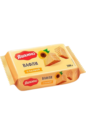 Вафли с халвой "Яшкино" 200г