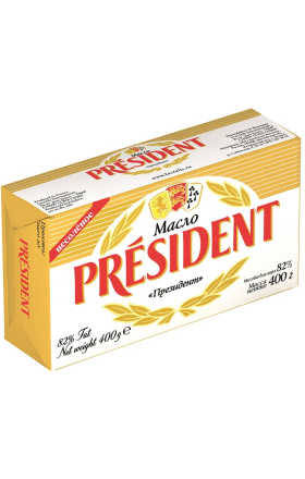Կարագ «President» 400գ յուղայնությունը՝ 82%