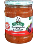 Икра баклажанная острая "Роял" 500г 