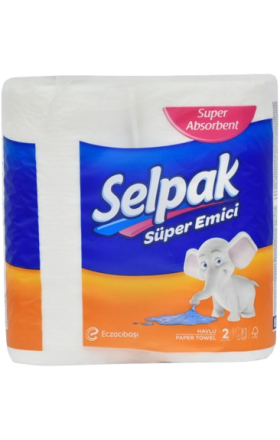 Бумажное полотенце "Selpak" 2 шт 