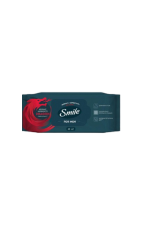 Салфетки влажные Smile мужские 48 шт.