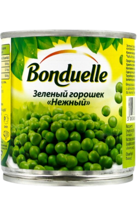 Зеленый горох "Bonduelle" 200г 