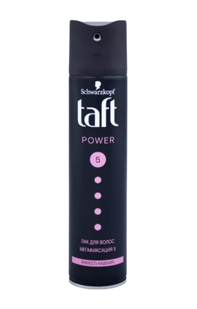 Մազերի լաք «Տաֆտ» Փաուեր, մեգաֆիքսում №5 250 մլ