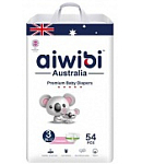 Подгузники Aiwibi M 5-9кг 54шт 