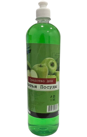 Средство для мытья посуды «Glanz», яблоко, 1 л