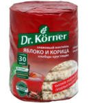 Չորահաց հացահատիկ. «Դր.Քորներ» խնձոր-դարչին 90գր