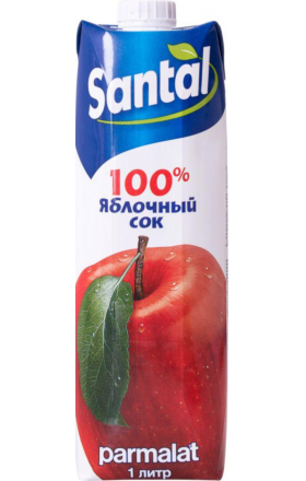 Հյութ «Santal» 1լ խնձոր  