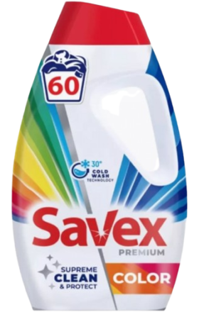Լվացքի հեղուկ ավտոմատ «Savex» Liquid Premium, գունավոր 2.7լ