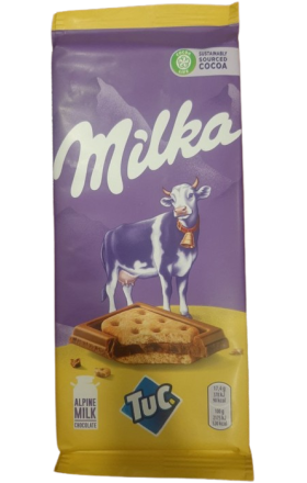 Chocolate bar with cracker "Milka" Tuc 87g