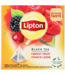 Black tea "Lipton" forest fruits 20pcs