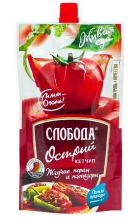 Кетчуп острый "Слобода" 220г