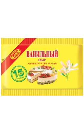 Վանիլային շաքար «Золотое Тесто» 4գ