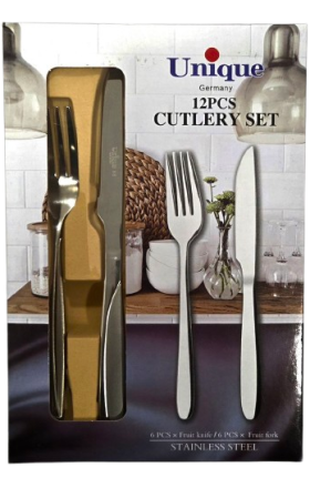 Դանակ և պատառաքաղ, 6+6 հատ, AV-11980