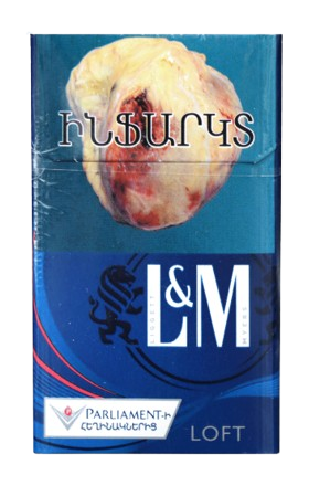 Cigarettes "L&M Loft Neon Blue"