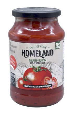 Tomato paste "Homeland" 1000g 