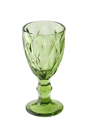 Օղու բաժակ (գավաթ) ապակյա, կանաչ, 6 հատ, մոդել AV-7987