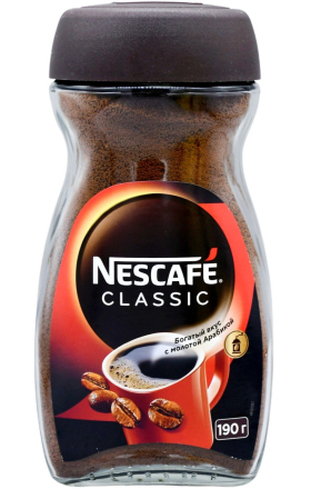 Instant coffee "Nescafe" classic g/b 190g
