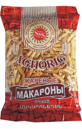 Մակարոն բոված "Աղորիք" շեղ կտրած 400գ