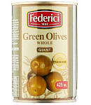 Ձիթապտուղ կանաչ կորիզով «Ֆեդերիչի Giant» 425գ