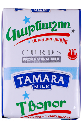 Կաթնաշոռ «Թամարա» 200գ, յուղայնությունը` 9%