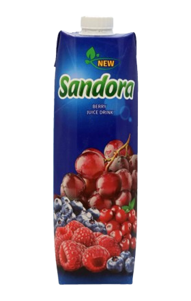 Հյութ «Sandora»
Խաղող, հապալաս, լոռամիրգ և ազնվամորի 0,95լ
