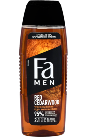 Men's shower gel "Fa" red cedarwood 2in1 250ml