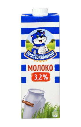 Молоко "Простоквашино" 950мл