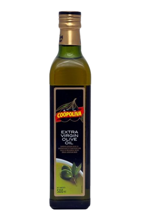 Ձեթ ձիթապտղի «Coopoliva» Extra Virgin 0.5լ 
