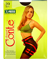 Զուգագուլպա «Conte Elegant X-press 20 Den N4» Մոկկա