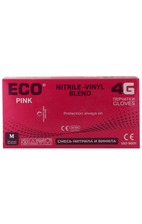 Перчатки Eco 4G розовые М