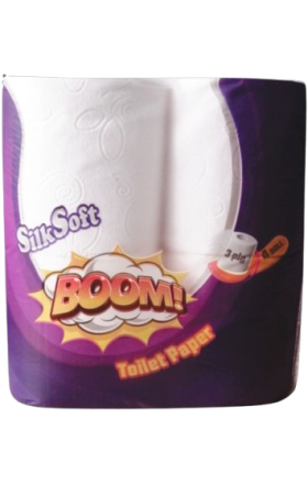 Զուգարանի թուղթ «Silk Soft» 4հատ Boom