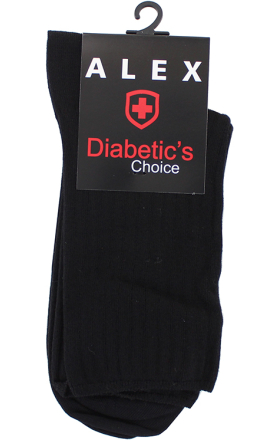Socks "Alex" Diabetic's Black, 39-40