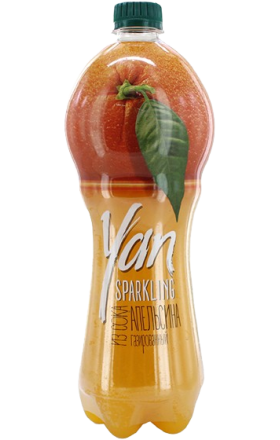 Refreshing drink "Yan" 930ml Orange 