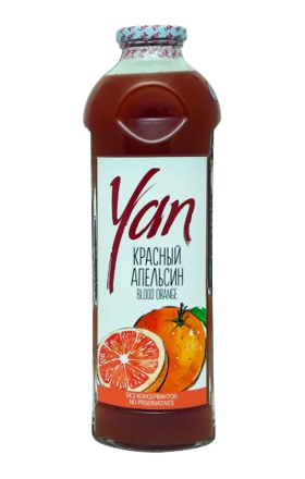 Juice "Yan" 0.93l red orange