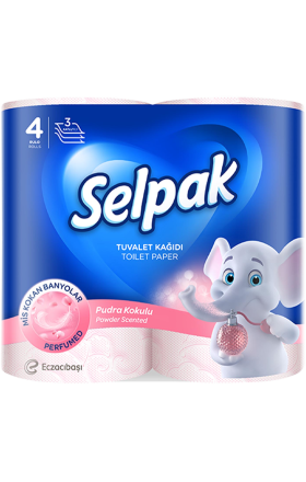 Toilet paper "Selpak" Deluxe 4pc
