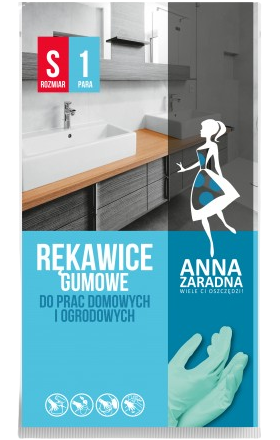 Перчатки резиновые "Anna Zaradna" S 