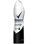 Aнтиперспирант-спрей Rexona Invisible Black and White 150мл  Россия
