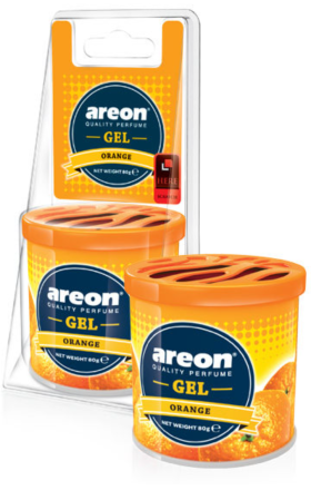 Car air freshener "Areon" Gel Orange 80g
