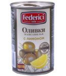 Ձիթապտուղ կանաչ կիտրոնով «Ֆեդերիչի» 300գ