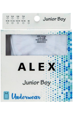 Boy's shirt "Alex" white 9-10 KB5001
